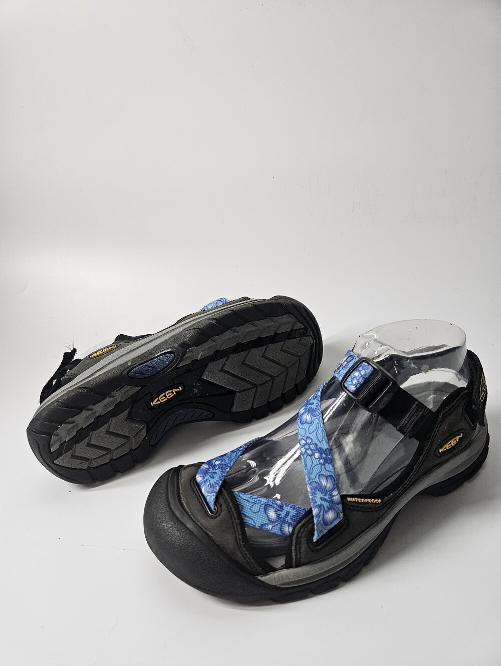 Keen Zerraport II Womens Sz 8 Hiking Trail Waterproof Sandals Blue